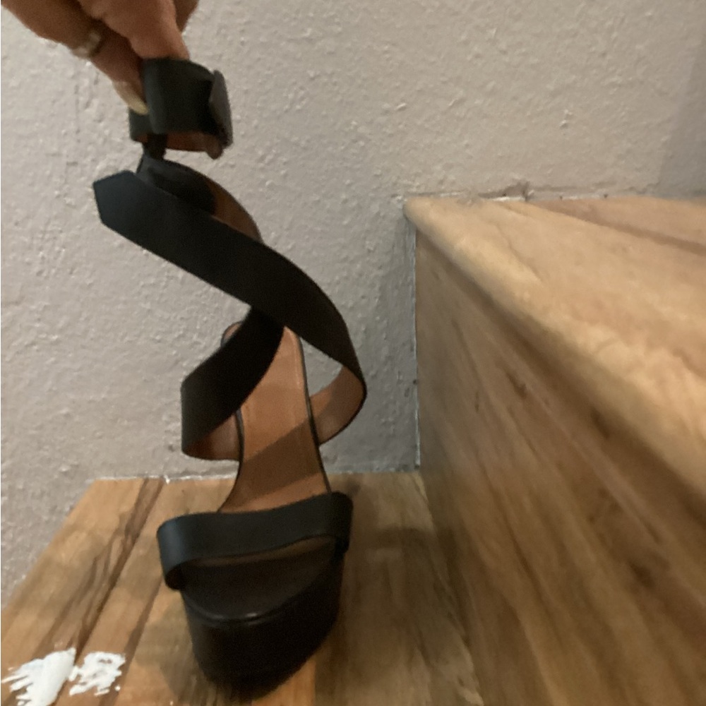Givenchy wedges leg wrap